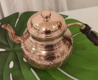 Медный заварочный чайник чеканный Турция 174-Т