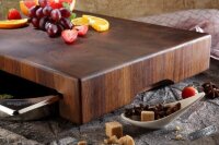 Торцевая разделочная доска из термодуба с контейнером HypeWood (HW-0021)