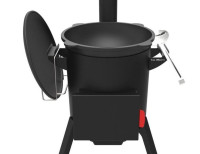 Печь под казан Grillver Берель «360 К» с трубой