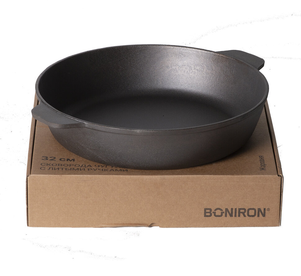 Жаровня-сотейник чугунная Boniron 28 см