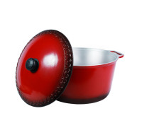 Кастрюля – азиатка алюминиевая с наружным эмалевым покрытием 4,0 л с с крышкой утолщенным дном и стенками ТМ Силумин Кастрюля – азиатка алюминиевая с наружным эмалевым покрытием 4,0 л с с крышкой утолщенным дном и стенками ТМ Силумин