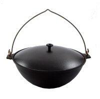 Казан чугунный с крышкой и дружкой Добрыня 4 л DO-3335