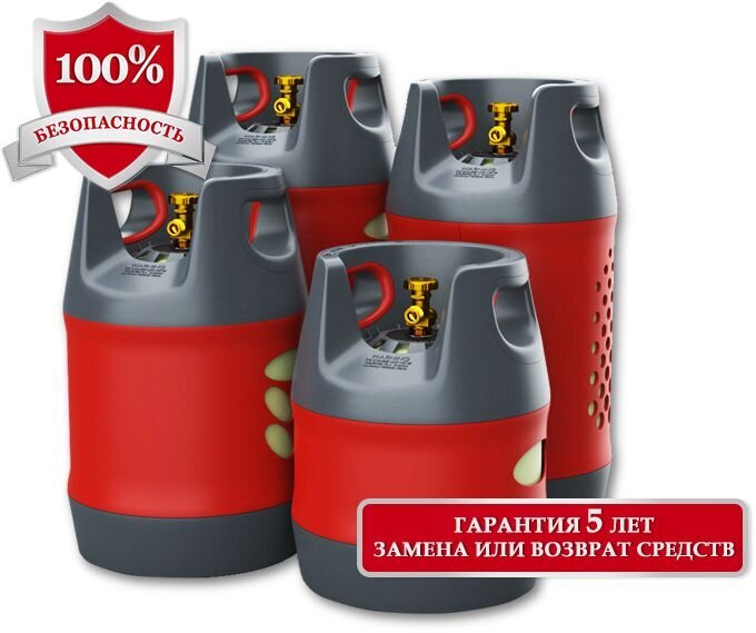 Композитный газовый баллон HPC Research LPG 18,2 л
