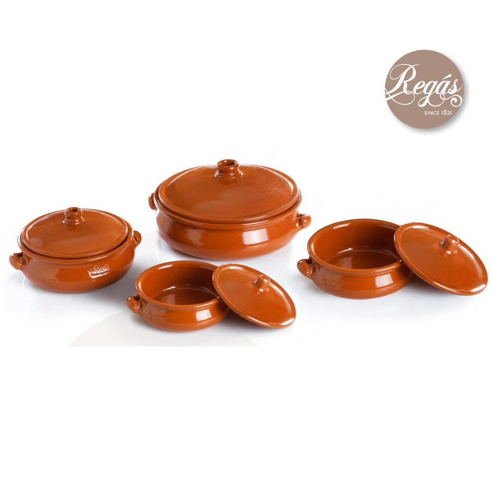 Глиняный горшочек с крышкой Cazuelas Classic Regas 0,35 л