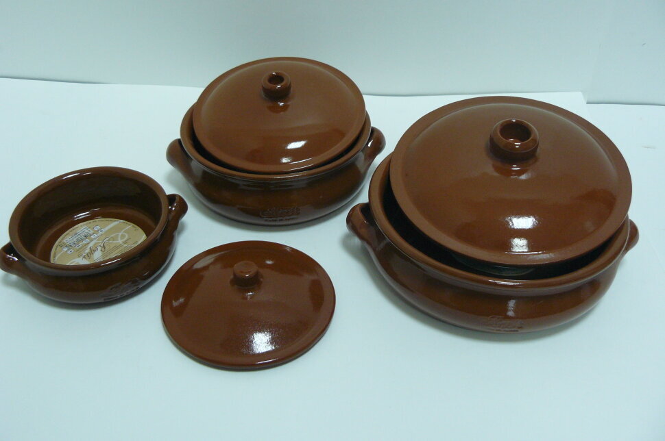 Глиняный горшочек с крышкой Cazuelas Classic Regas 1,5 л