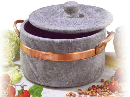 Кастрюля из натурального камня с крышкой Artigiana CUARTIGIANA 3 л