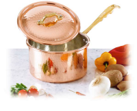 Кастрюля с длинной ручкой и крышкой Artigiana арт.3620