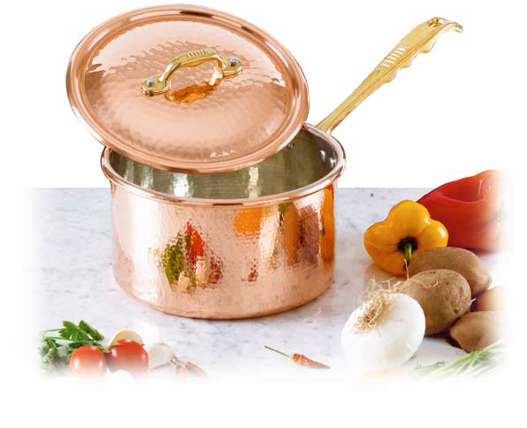 Кастрюля с длинной ручкой и крышкой Artigiana арт.3620